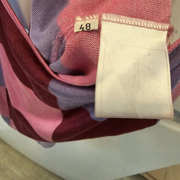 Chanel Super Rare Color Block Spaghetti Strap Top Size 48 Worn 1x Ret. $1280 - Picture 8 of 8